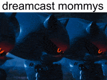 a picture of a group of robots with the words dreamcast mommys on the bottom