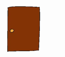 a cartoon cat wearing a doctor 's hat is standing in an open door .