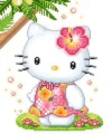 Hello Kitty Flower GIF - Hello Kitty Flower GIFs
