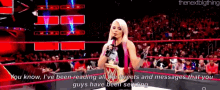Alexa Bliss Reading Tweets And Messages GIF - Alexa Bliss Reading Tweets And Messages Wwe GIFs