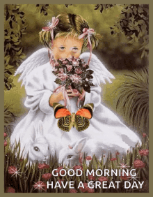 Good Morning Angel GIF - Good Morning Angel Have A Great Day GIFs