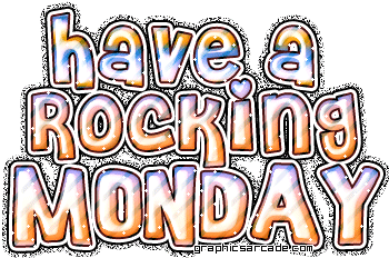 Have A Rocking Monday Sparkling Sticker - Have A Rocking Monday Sparkling Stickers