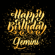 Happy Birthday Gemini GIF