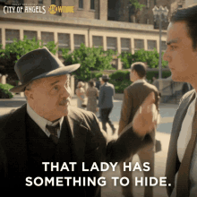 That Lady Has Something To Hide Nathan Lane GIF - That Lady Has Something To Hide Nathan Lane Daniel Zovatto GIFs