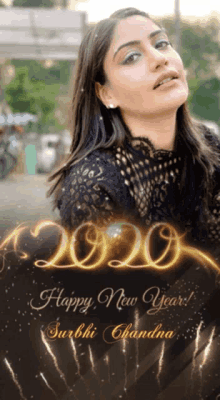 Surbhi Surbhichandna New Year GIF - Surbhi Surbhichandna New Year 2020 GIFs