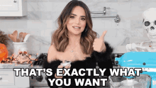 Thats Exactly What You Want Rosanna Pansino GIF - Thats Exactly What You Want Rosanna Pansino Just Like That GIFs