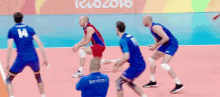 siatkowka volley volleyball siatkarski gif obrona