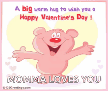 Happy Valentines Day Hug GIF