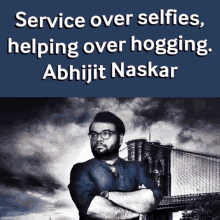 Abhijit Naskar Naskar GIF - Abhijit Naskar Naskar Service Over Selfies Helping Over Hogging GIFs