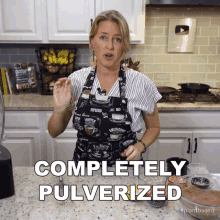 Completely Pulverized Jill Dalton GIF - Completely Pulverized Jill Dalton The Whole Food Plant Based Cooking Show GIFs