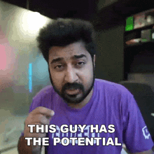 This Guy Has The Potential Rushindra Sinha GIF - This Guy Has The Potential Rushindra Sinha Global Esports GIFs