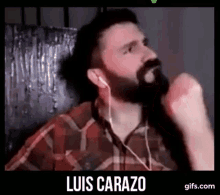 Luis Carazo Thinking GIF - Luis Carazo Thinking Beard GIFs
