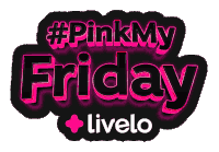 Livelo Pinkmyfriday Sticker - Livelo Pinkmyfriday Pink My Friday Stickers