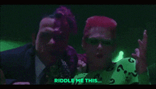 Riddle Me This Riddle Me That Gif Jim Carrey Riddler GIF