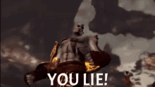Kratos God Of War GIF - Kratos God Of War Lie GIFs