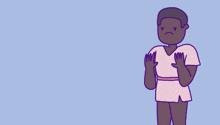 a cartoon of a man saying please don 't tell me you 're about to do