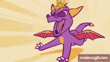 Spyro The Dragon Angry GIF - Spyro The Dragon Angry Run GIFs