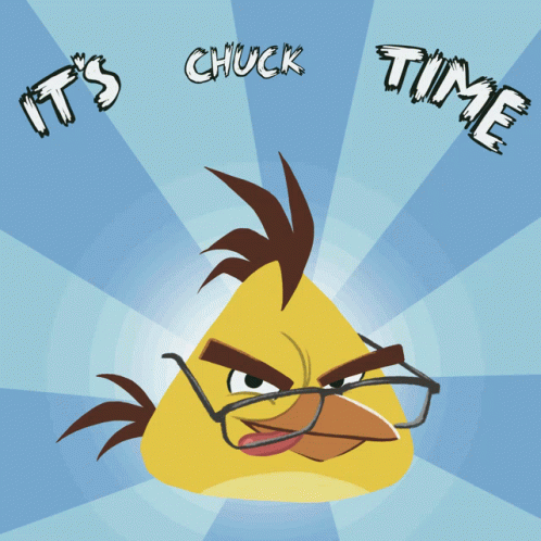 angry birds chuck time