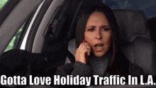 911 Show Maddie Buckley GIF - 911 Show Maddie Buckley Gotta Love Holiday Traffic In La GIFs