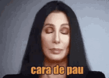 Que Cara De Pau / Audácia / Preguiça / Cher GIF - Cher Annoyed Eye Roll GIFs