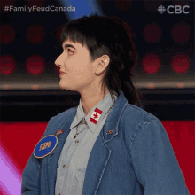 Stare Back Family Feud Canada GIF - Stare Back Family Feud Canada Look Back GIFs
