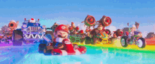 The Super Mario Bros Movie Mario Movie GIF - The Super Mario Bros Movie Mario Movie Mario Kart GIFs