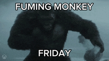 Fuming Monkey Friday GIF - Fuming Monkey Friday GIFs