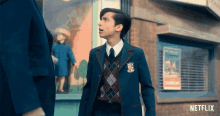 Shocked Number Five GIF - Shocked Number Five Aidan Gallagher GIFs
