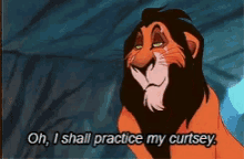 Lion King Scar GIF - Lion King Scar Curtsey GIFs