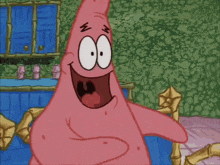a cartoon of patrick star from spongebob squarepants