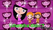 Whatsup Phineas And Ferb GIF - Whatsup Phineas And Ferb Whatcha Doin GIFs