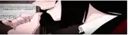 a close up of a person 's face with a keyboard in the background