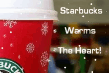 Coffee Starbucks Warms The Heart GIF - Coffee Starbucks Warms The Heart GIFs
