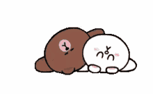 brown cony rolling tired