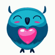 Owl Heart GIF