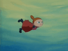 Moomin Diving GIF - Moomin Diving Little My GIFs