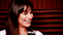 Glee Rachel Berry GIF - Glee Rachel Berry What GIFs