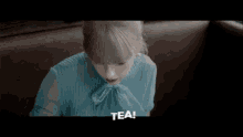 Taylor Swift Tea GIF - Taylor Swift Tea Cafe GIFs