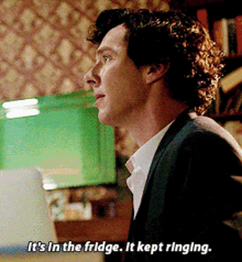 Phone Call Sherlock GIF - Phone Call Sherlock Benedict Cumberbatch GIFs