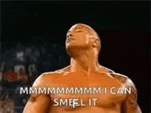The Rock I Can Smell It GIF - The Rock I Can Smell It Dwayne Johnson GIFs