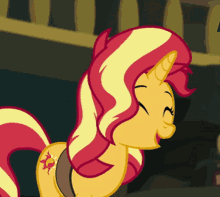mlp my little pony sunset shimmer laugh laughing