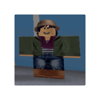 a roblox character is wearing a straw hat and striped shirt