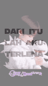 a little boy is holding a stuffed animal with the name dani ares written on the bottom