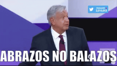 Amlo Debate Presidencial Ine Mexico Abrazos No Balazos GIF - Debate Presidencial Mexico Debate Ine Segundo Debate GIFs