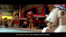 Lego Star Wars Obi Wan Kenobi GIF - Lego Star Wars Obi Wan Kenobi Lets Head To The Archive GIFs