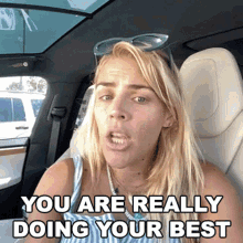 You Are Really Doing Your Best Busy Philipps GIF - You Are Really Doing Your Best Busy Philipps Cameo GIFs