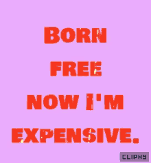 Quote Of The Day Born Free GIF
