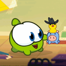Playing Nibble Nom GIF - Playing Nibble Nom Om Nom Stories GIFs