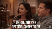 Theyre Getting Competitive Competitive GIF - Theyre Getting Competitive Competitive Rival GIFs