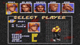 a video game screen shows axel blaze skate and rod among others